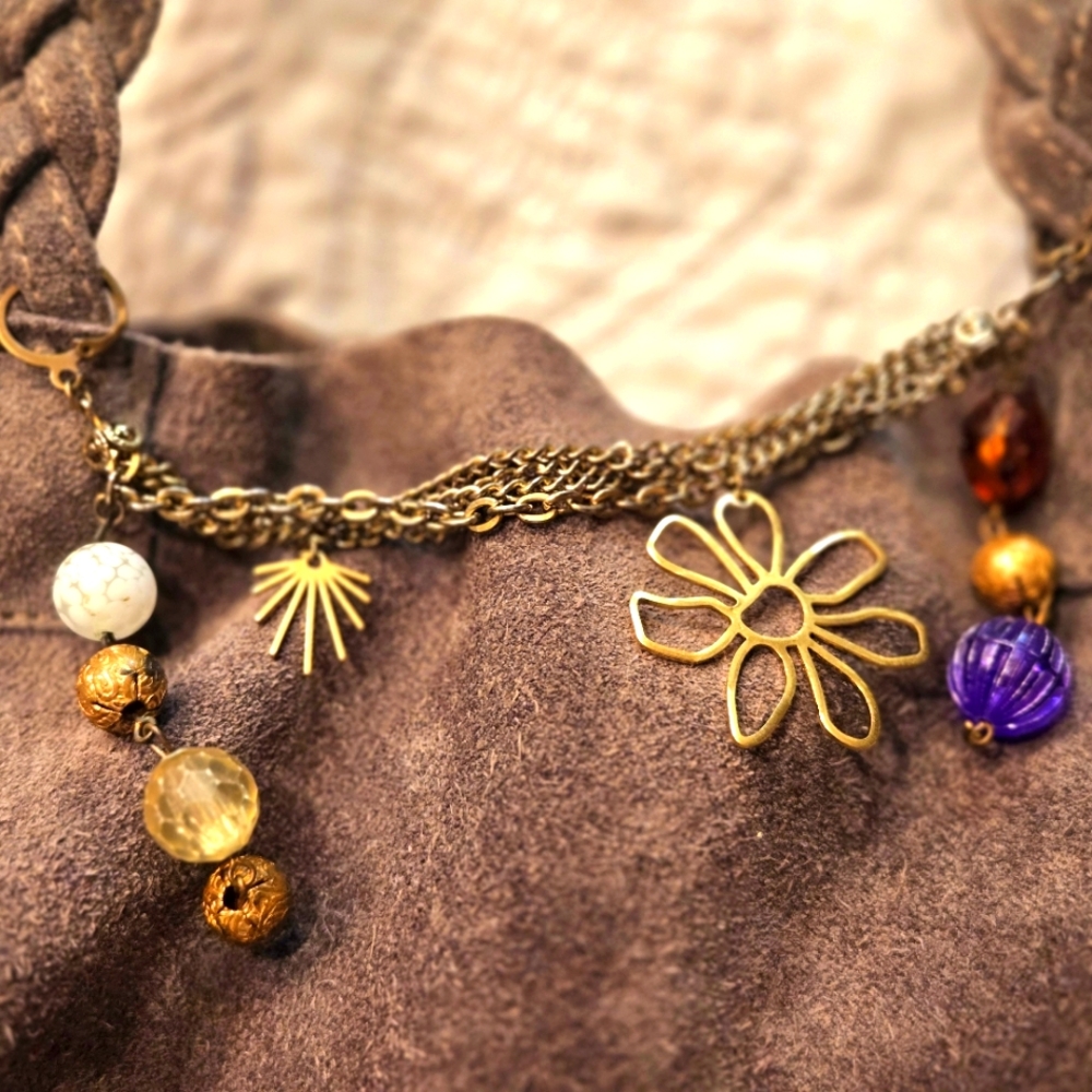 Vintage Boho Purse Charm Charms